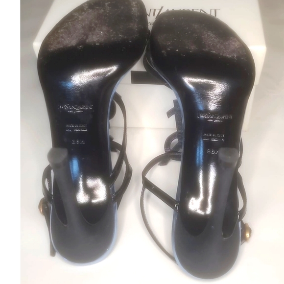 YSL Hero Logo Sandals w/ Ankle Strap (Size: 8.5) - Picture 7 of 10